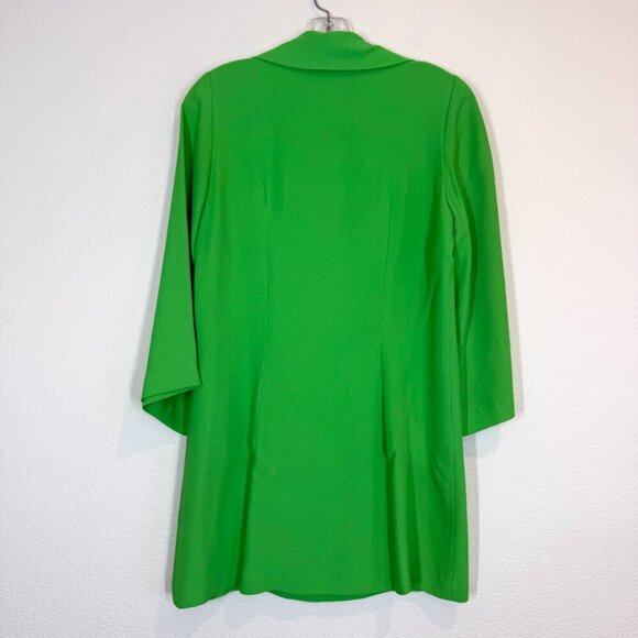 Vintage Indorables of California 60s Pants Suit Set Bright Green Retro Medium - Picture 4 of 13